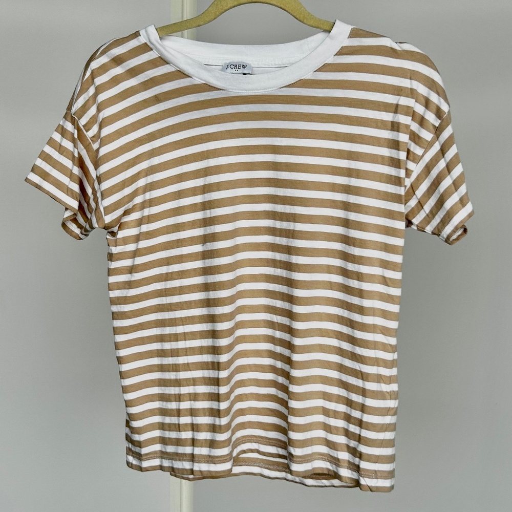 J. Crew Striped Tee Basic T-Shirt - image 1